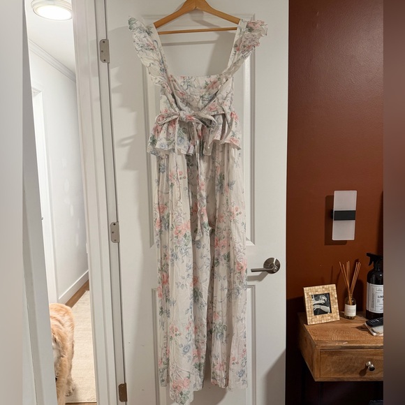 SELKIE x Anthropologie Weekender Wide-Leg Jumpsuit, EUC, Size L - Picture 8 of 8